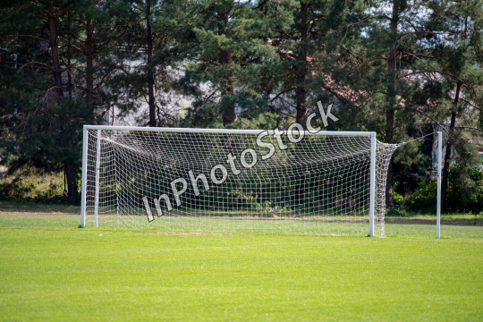 Football gate. Soccer goal net.